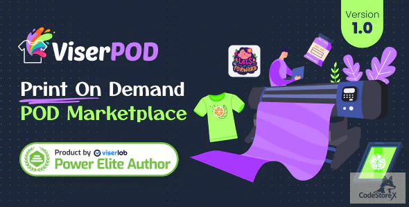 ViserPOD - Print On Demand POD Marketplace
